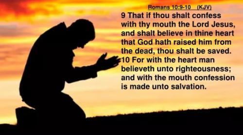 Romans 10.9b