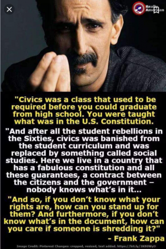 CIVICS FRANK ZAPPA
