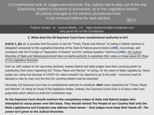judicial & vote