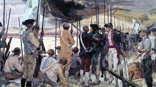 Don't shoot until you see the whites of their eyes! The Battle of Bunker Hill, Boston, Massachusetts, June 17, 1775