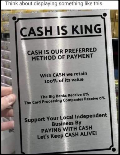 cash is king