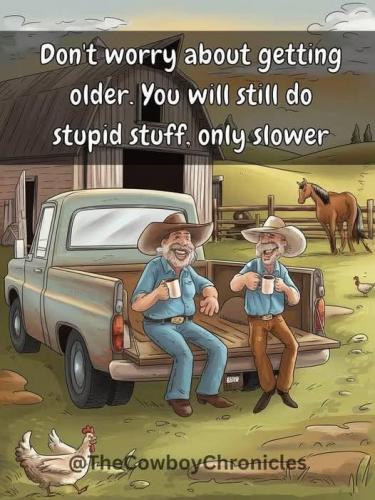 Older and slower