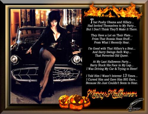 Elvira ~Obama and Hillary NOT Making It to The Party~