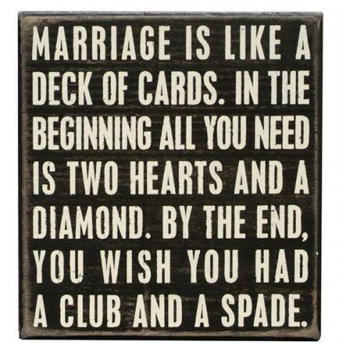 Marriage - Deck of cards