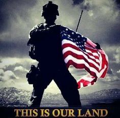 Flag - Military - This is our land