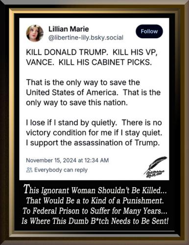 Trump Assassination Instigation ~Lillian Marie~