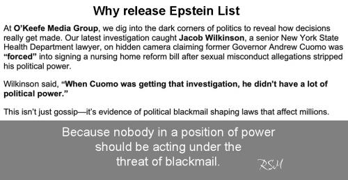 no official blackmail