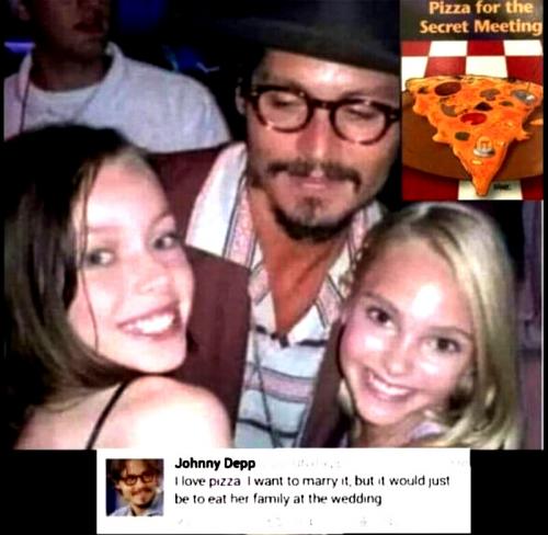 Johnny Depp ~I Love Pizza~