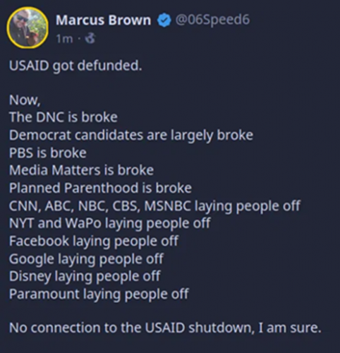 USAID GOT DEFUNDED