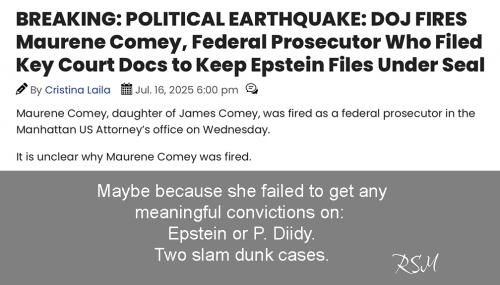M Comey fired