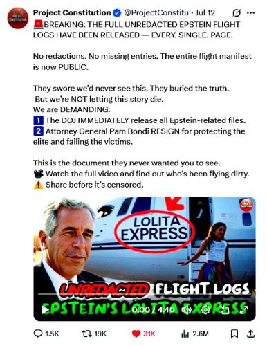 Epstein Flight Logs