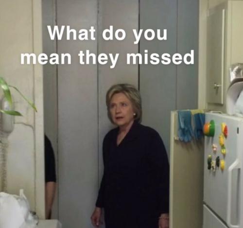 hillary missed