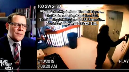Epstein Footage ~2 Minutes and 53 Seconds of Meta-Data Missing~ Mysterious Hooded Figure~