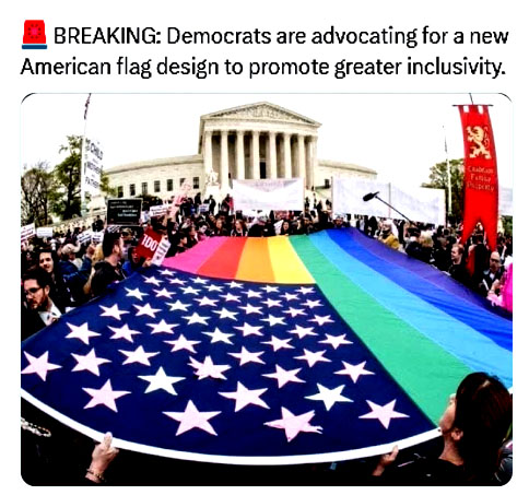 Democrats Advocating for New American Insensitivity Flag