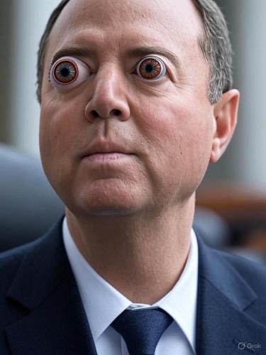 Bug Eyes Adam Schiff