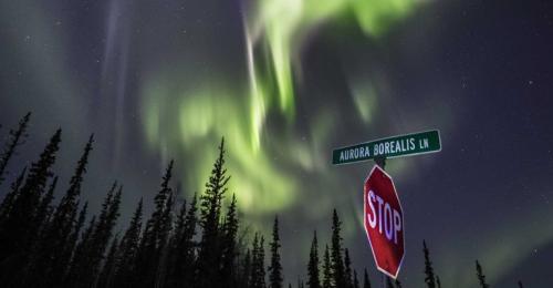 aurora borealis in Alaska