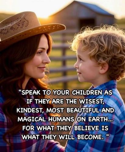 Speak wisest, kidest, most beautiful