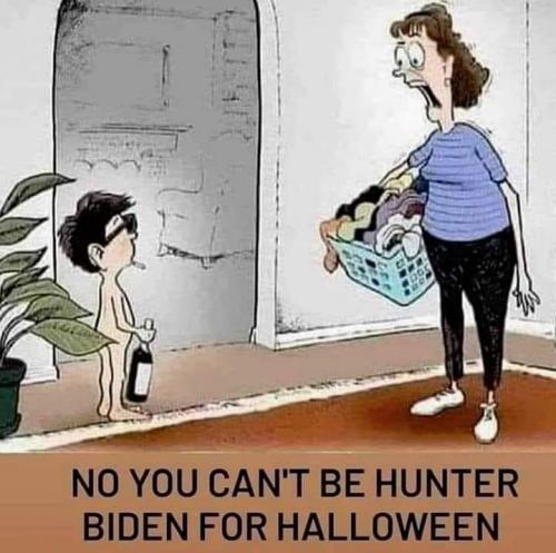hunter biden for halloween