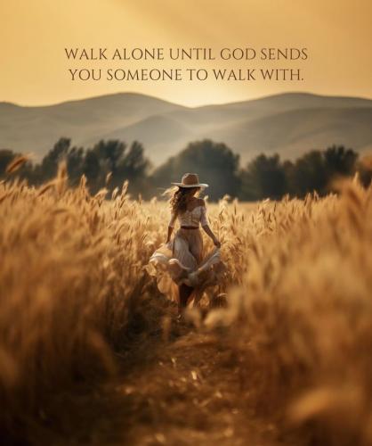 Walk alone