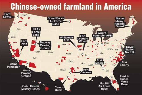 CHINA FARMLAND NEAR MILITARY