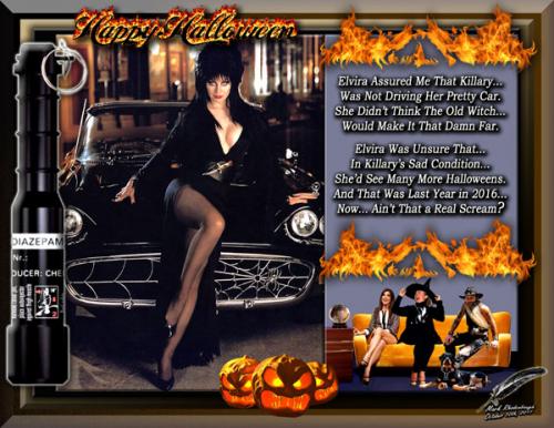 Elvira Recalls Halloween in 2016 ~Diazepam Pen~