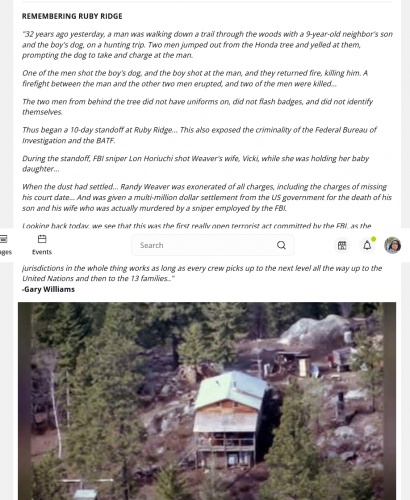 Remembering Ruby Ridge  nm mw