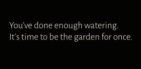 done gardening