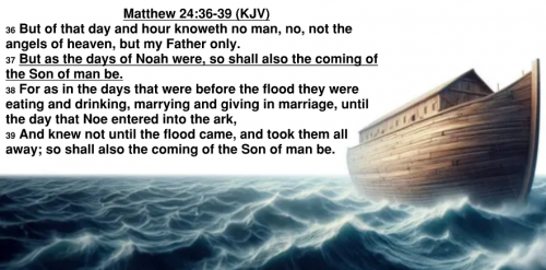 Matt 24.36