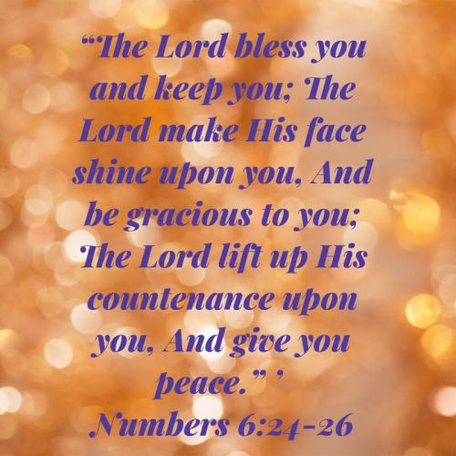 Numbers 6.24-26