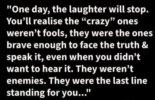 weren't fools to block but to learn from