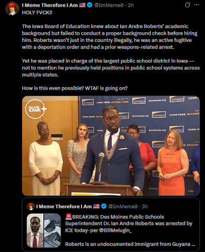 9-26-25 #IllegalAlien Ian Andre Roberts