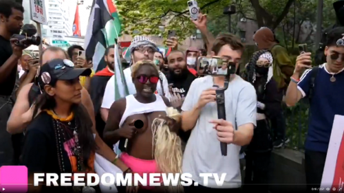 9-23-25 Free Palenstine Group Attack