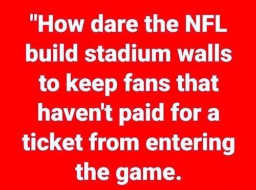 Walls - Stadium walls keep fans out