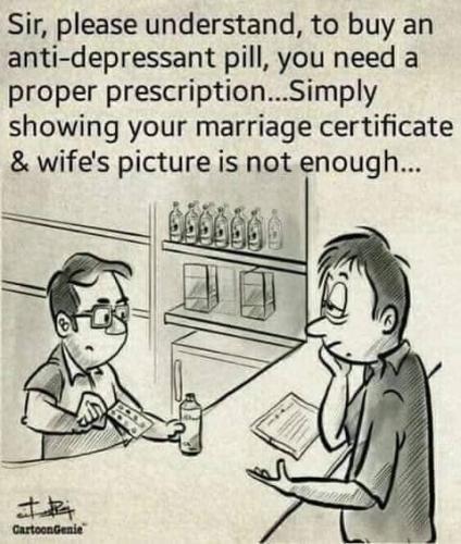 Cartoon - Anti-depressant