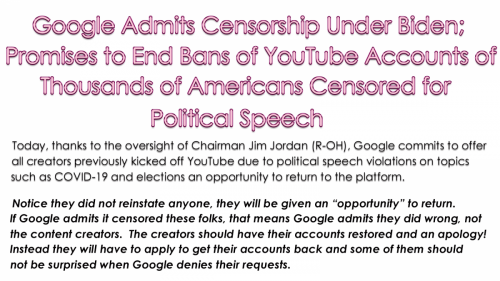 Google Admits
