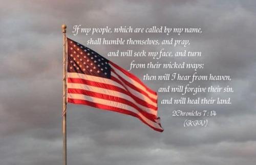 Flag - With prayer