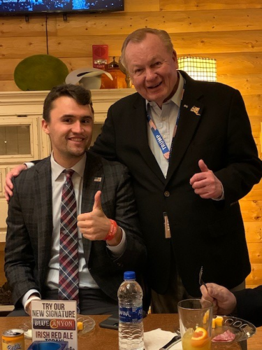 Major General Vallely with Charlie Kirk
