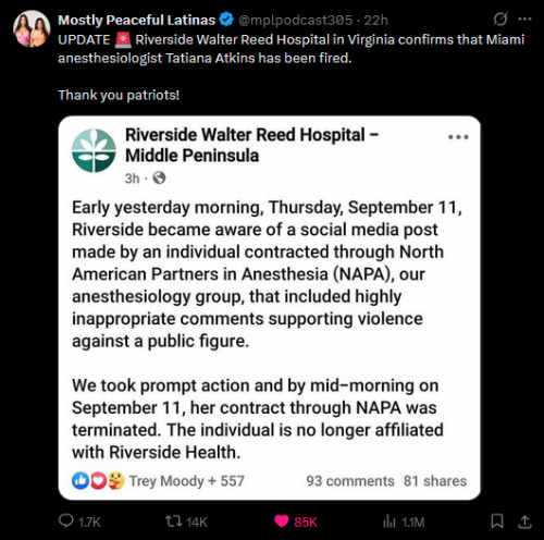 9-13-25 Tatiana Atkins Fired