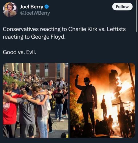 charlie kirk vs george floyd