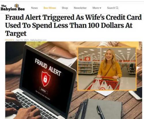 babylon-bee-fraud-alert-wife-spent-less-100-dollars-target.jpg