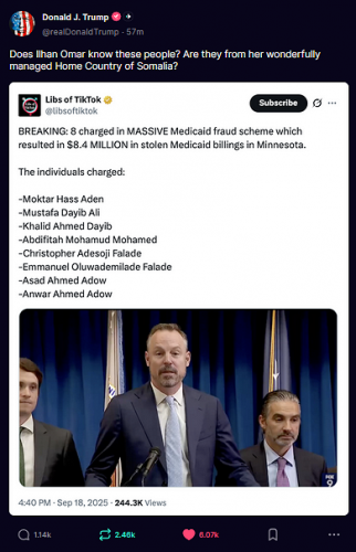 9-18-25 Massive Medicaid Fraud