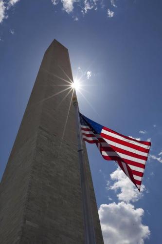 Flag - At Washington Monument 1