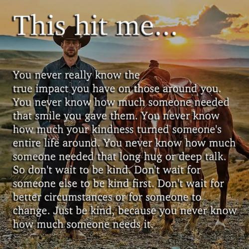You never know 111