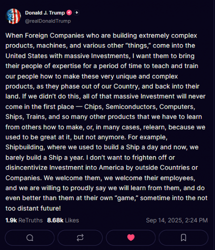 9-14-25 Foreign Companies