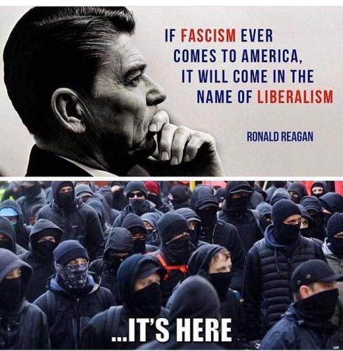 FASCISM REAGAN