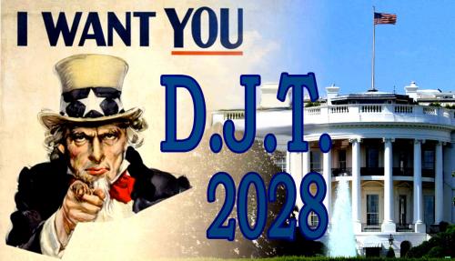 Uncle Sam Wants Trump in 2028