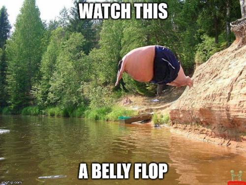 belly flop