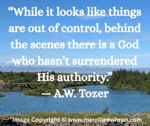 God is in control