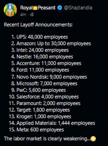 10-29-25 Labor Market Layoffs