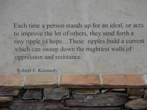 Ripple of hope